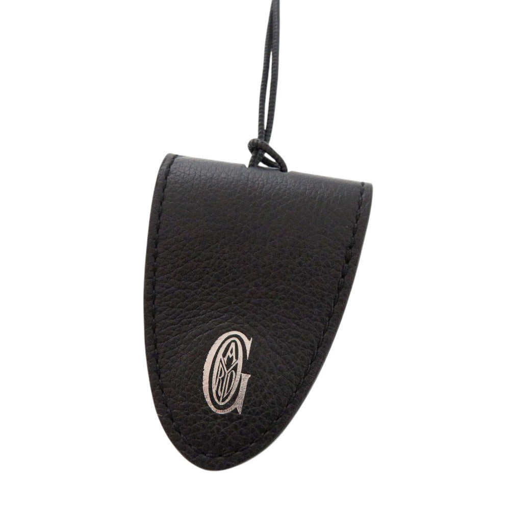 美品 ゴヤール バッグクリップ クロ ユニバーサル レザー ブラック バッグチャーム 黒 1015【中古】GOYARD