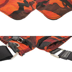 美品 プラダ 迷彩 カモフラージュ サコッシュ ナイロン/テスート オレンジ ショルダーバッグ 1038【中古】PRADA