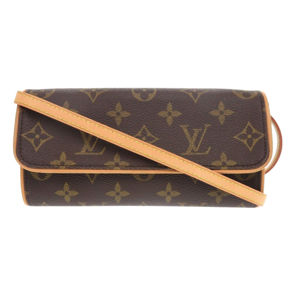 新品同様 ルイ ヴィトン ポシェットツイン PM モノグラム M51854 ショルダーバッグ LV 1047【中古】LOUIS VUITTON