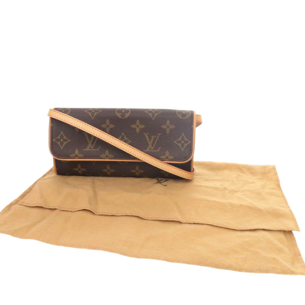 新品同様 ルイ ヴィトン ポシェットツイン PM モノグラム M51854 ショルダーバッグ LV 1047【中古】LOUIS VUITTON