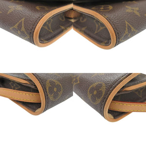 新品同様 ルイ ヴィトン ポシェットツイン PM モノグラム M51854 ショルダーバッグ LV 1047【中古】LOUIS VUITTON