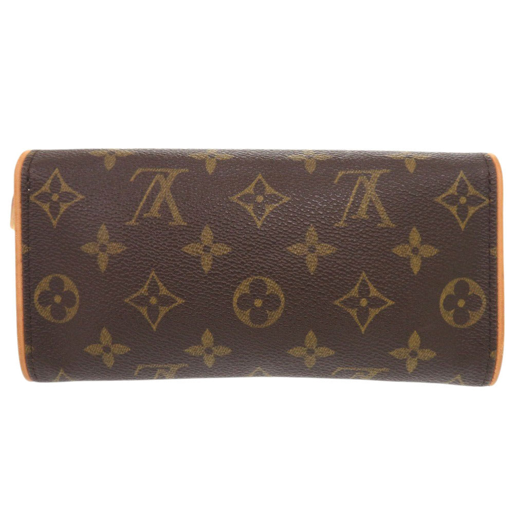 美品 ルイ ヴィトン ポシェットツインPM モノグラム M51854 ブラウン ショルダーバッグ LV 1056【中古】LOUIS VUITTON