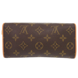 美品 ルイ ヴィトン ポシェットツインPM モノグラム M51854 ブラウン ショルダーバッグ LV 1056【中古】LOUIS VUITTON