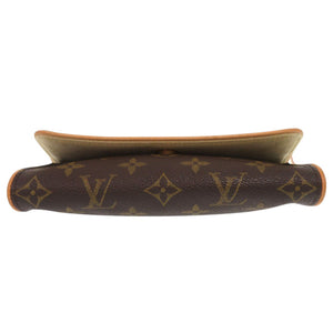 美品 ルイ ヴィトン ポシェットツインPM モノグラム M51854 ブラウン ショルダーバッグ LV 1056【中古】LOUIS VUITTON