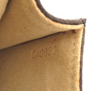 美品 ルイ ヴィトン ポシェットツインPM モノグラム M51854 ブラウン ショルダーバッグ LV 1056【中古】LOUIS VUITTON