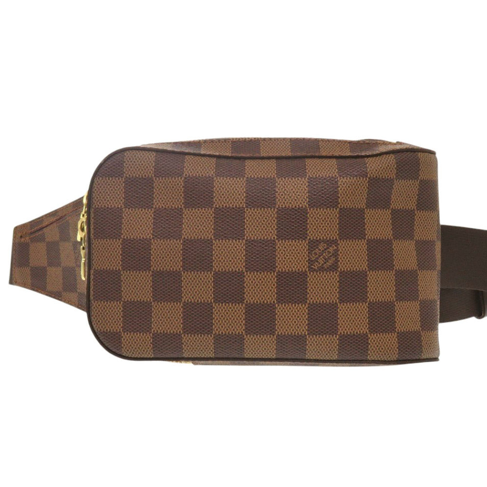美品 ルイ ヴィトン ジェロニモス ダミエ エベヌ N51994 ボディバッグ LV 1063【中古】LOUIS VUITTON