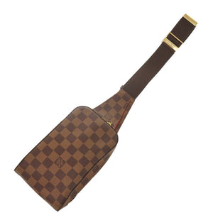 美品 ルイ ヴィトン ジェロニモス ダミエ エベヌ N51994 ボディバッグ LV 1063【中古】LOUIS VUITTON