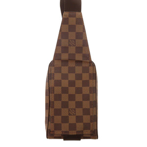 美品 ルイ ヴィトン ジェロニモス ダミエ エベヌ N51994 ボディバッグ LV 1063【中古】LOUIS VUITTON