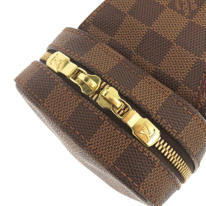 美品 ルイ ヴィトン ジェロニモス ダミエ エベヌ N51994 ボディバッグ LV 1063【中古】LOUIS VUITTON