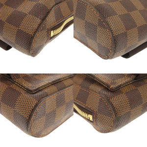 美品 ルイ ヴィトン ジェロニモス ダミエ エベヌ N51994 ボディバッグ LV 1063【中古】LOUIS VUITTON