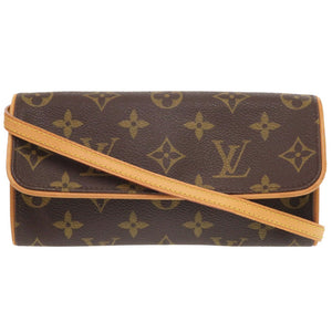ルイ ヴィトン ポシェットツインPM モノグラム M51854 ショルダーバッグ LV 1068【中古】LOUIS VUITTON