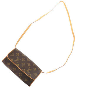 ルイ ヴィトン ポシェットツインPM モノグラム M51854 ショルダーバッグ LV 1068【中古】LOUIS VUITTON