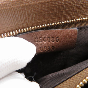 美品 グッチ ニース 354086 GGスプリーム ベージュ ショルダーウォレット ショルダーバッグ 1071【中古】GUCCI