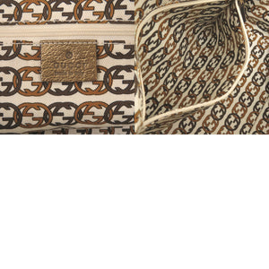 美品 グッチ プリンシー ミニボストンバッグ 161720 GGキャンバス ベージュ ゴールド ハンドバッグ 1076【中古】GUCCI