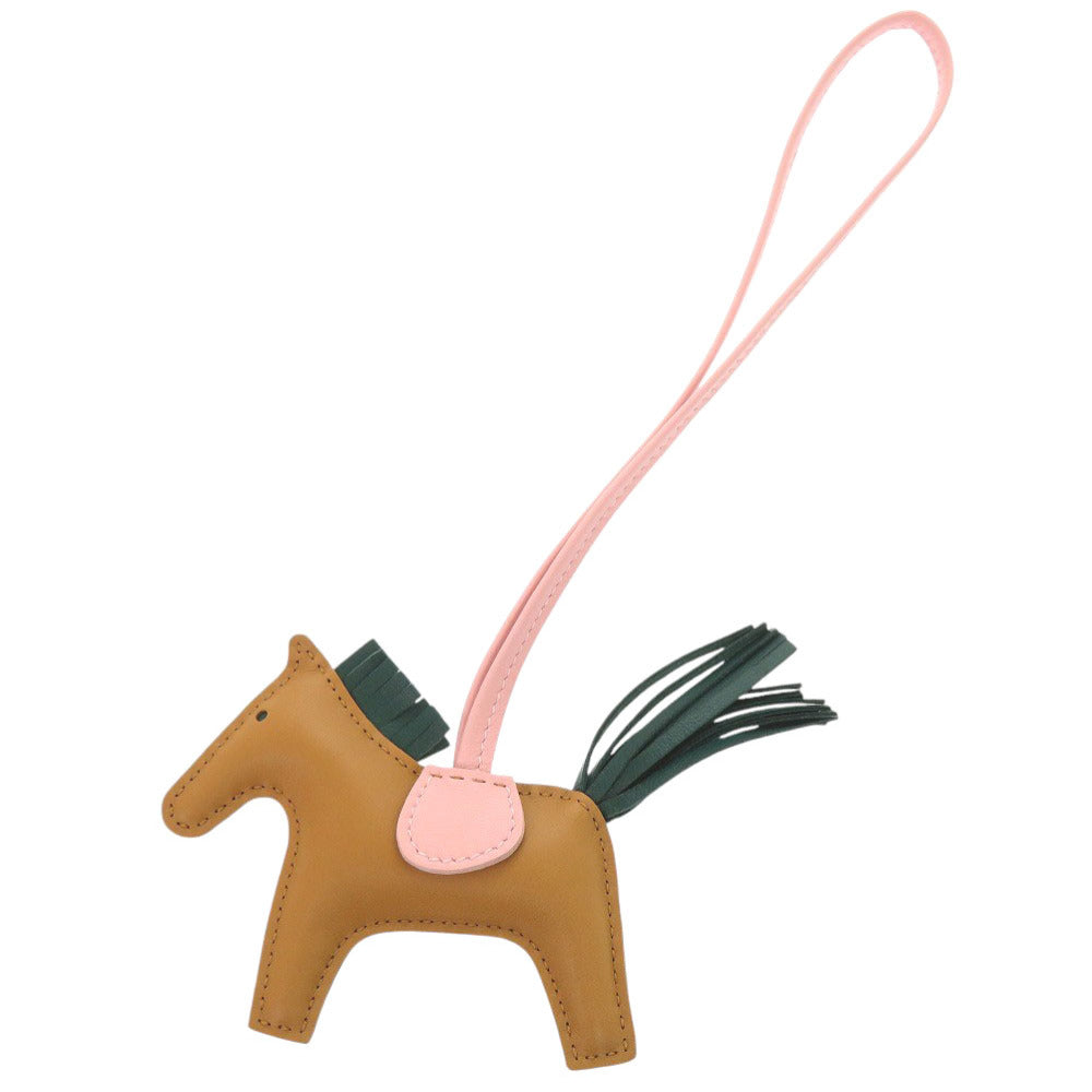 新品同様 エルメス ロデオPM チャーム アニョーミロ セサミ マラカイト ローズサクラ Y刻印(2020年製) バッグチャーム 1078【中古】HERMES