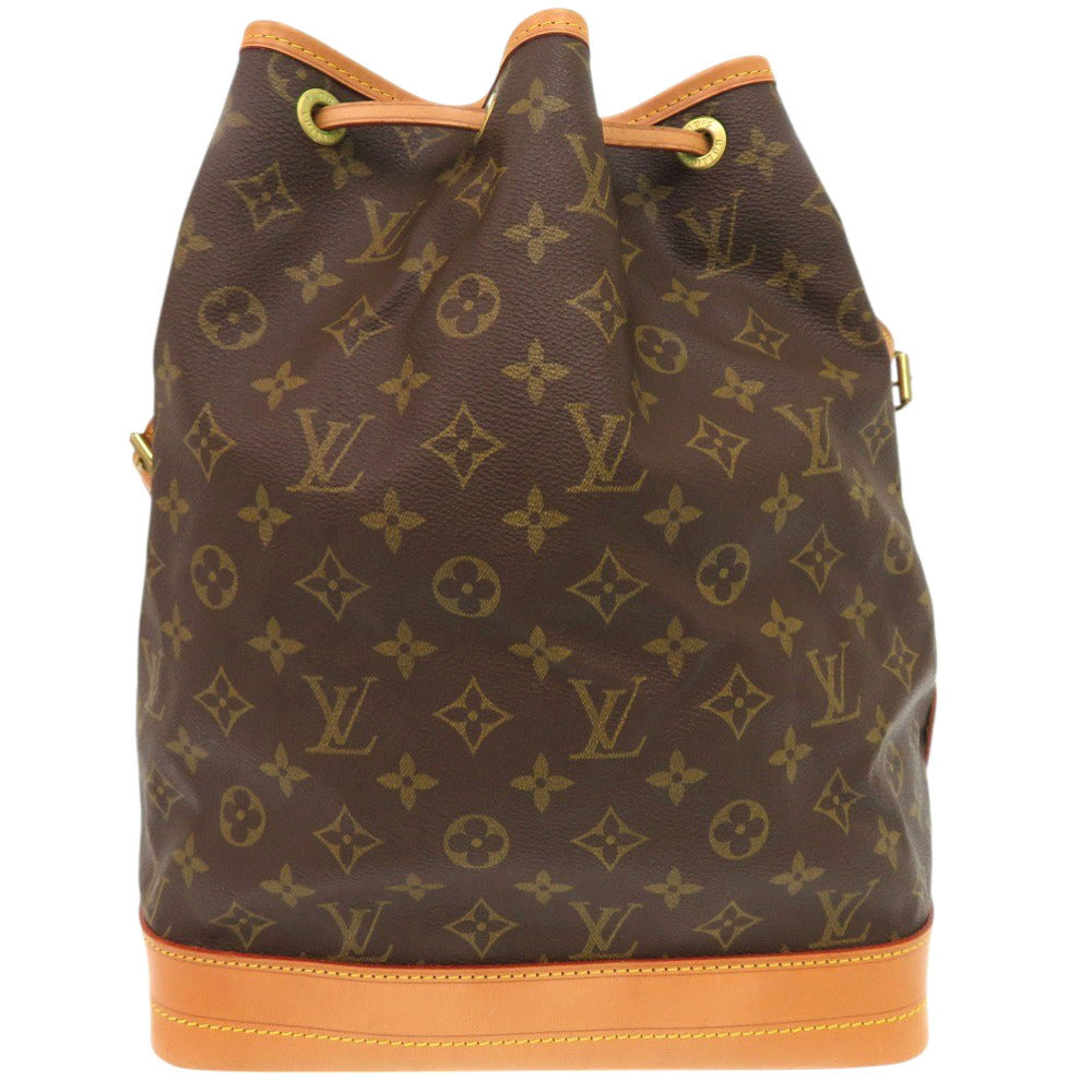 美品 ルイ ヴィトン ノエ モノグラム M42224 ブラウン ショルダーバッグ LV 1084【中古】LOUIS VUITTON