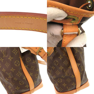 美品 ルイ ヴィトン ノエ モノグラム M42224 ブラウン ショルダーバッグ LV 1084【中古】LOUIS VUITTON