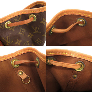 美品 ルイ ヴィトン ノエ モノグラム M42224 ブラウン ショルダーバッグ LV 1084【中古】LOUIS VUITTON