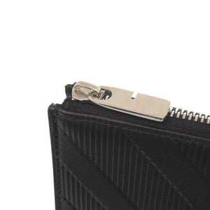 未使用 バーバリー レザー ブラック ポーチ クラッチバッグ 黒 1093【中古】BURBERRY
