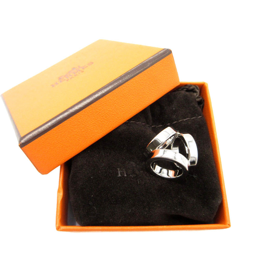 未使用品 エルメス ミニトリオ ツイリー/ガヴロッシュ用 スカーフリング メタル シルバー 1099【中古】HERMES