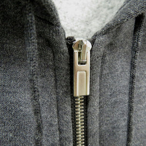 美品 エルメス ジップ スウェット パーカー 647610JA82XL コットン グレー メンズ 1133【中古】HERMES