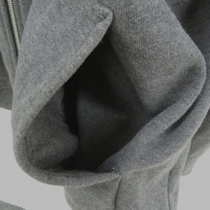 美品 エルメス ジップ スウェット パーカー 647610JA82XL コットン グレー メンズ 1133【中古】HERMES