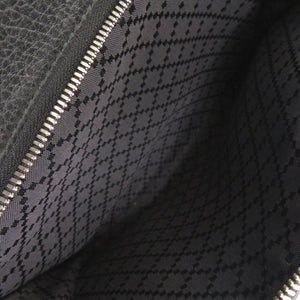 美品 グッチ 406364 レザー ネイビー/ブラック リュック デイパック 1140【中古】GUCCI