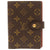 美品 ルイ ヴィトン アジェンダPM モノグラム R20005 ブラウン 手帳カバー LV 1144【中古】LOUIS VUITTON