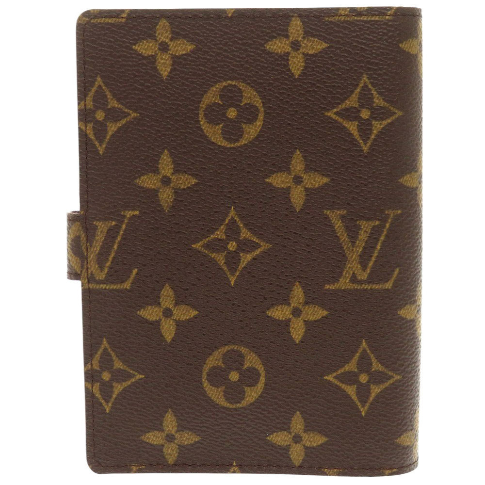 美品 ルイ ヴィトン アジェンダPM モノグラム R20005 ブラウン 手帳カバー LV 1144【中古】LOUIS VUITTON