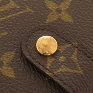 美品 ルイ ヴィトン アジェンダPM モノグラム R20005 ブラウン 手帳カバー LV 1144【中古】LOUIS VUITTON