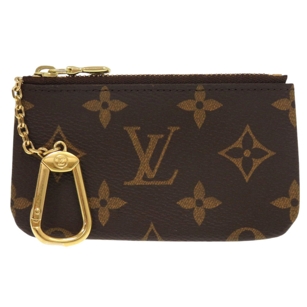 美品 ルイ ヴィトン ポシェットクレ モノグラム M62650 ブラウン コインケース LV 1173【中古】LOUIS VUITTON
