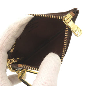美品 ルイ ヴィトン ポシェットクレ モノグラム M62650 ブラウン コインケース LV 1173【中古】LOUIS VUITTON