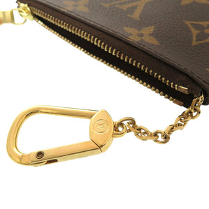 美品 ルイ ヴィトン ポシェットクレ モノグラム M62650 ブラウン コインケース LV 1173【中古】LOUIS VUITTON