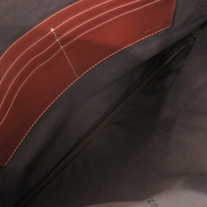 美品 フェンディ ロゴ 7N0111 キャンバス オレンジ クラッチバッグ セカンドバッグ ポーチ 1177【中古】FENDI