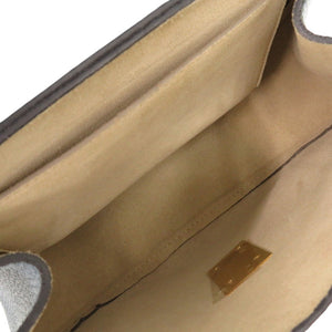 美品 クロエ ドリュー レザー ブルー チェーンショルダーバッグ 1199【中古】Chloe