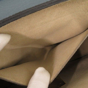 美品 クロエ ドリュー レザー ブルー チェーンショルダーバッグ 1199【中古】Chloe