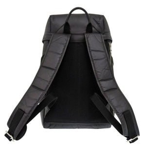 美品 ハンティングワールド バックパック ナリフリコラボ ナイロン/レザー ブラック リュック 黒 1201【中古】HUNTING WORLD