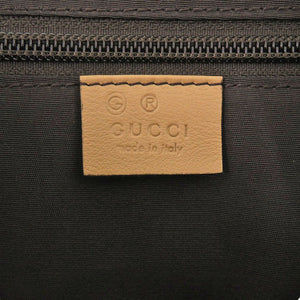 美品 グッチ 257301 キャンバス/グッチシマレザー ベージュ ショルダーバッグ 1206【中古】GUCCI