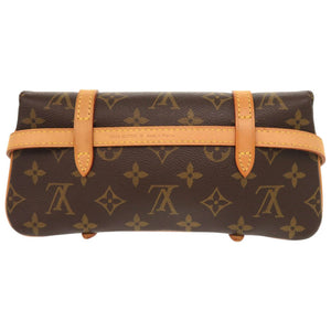 美品 ルイ ヴィトン ポシェット マレル モノグラム M51159 ブラウン ウエストバッグ LV 1207【中古】LOUIS VUITTON