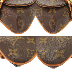美品 ルイ ヴィトン ポシェット マレル モノグラム M51159 ブラウン ウエストバッグ LV 1207【中古】LOUIS VUITTON