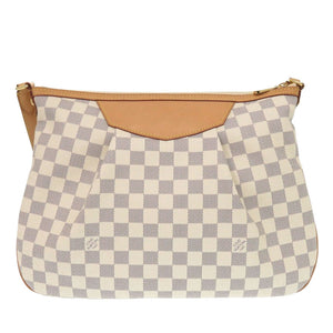 新品同様 ルイ ヴィトン シラク―サ MM ダミエ アズール ショルダーバッグ LV 1215【中古】LOUIS VUITTON