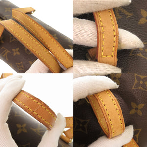 ルイ ヴィトン パピヨン26 ヌメ革 モノグラム M51386 ブラウン ハンドバッグ LV 1225【中古】LOUIS VUITTON