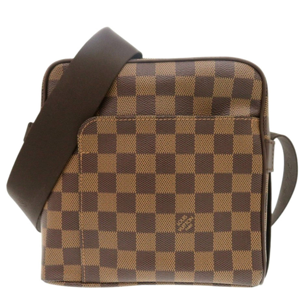 美品 ルイ ヴィトン オラフPM N41442 ダミエキャンバス エベヌ ショルダーバッグ LV 1227【中古】LOUIS VUITTON