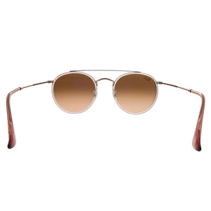 新品同様 レイバン ROUND DOUBLE BRIDGE ラウンド ダブル ブリッジ RB3647N 9069A5 メタル ピンク ブラウン サングラス 1234【中古】Ray-Ban