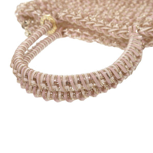 新品同様 アンテプリマ スタンダード ミニアトゥーラ パウダリーピンクホワイトゴールド PB21F12045-G55 PVC ワイヤーバッグ 1235【中古】ANTEPRIMA