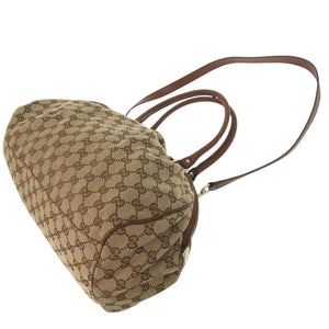 グッチ スーキー 223974 GGキャンバス レザー ベージュ ブラウン 2WAY ショルダー ハンドバッグ 1260【中古】GUCCI