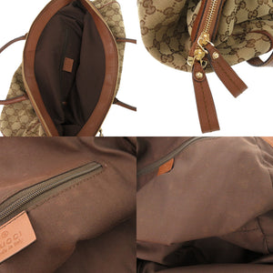 グッチ スーキー 223974 GGキャンバス レザー ベージュ ブラウン 2WAY ショルダー ハンドバッグ 1260【中古】GUCCI