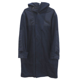 美品 タトラス × KEVIN JAMES MORLEY ウール ナイロン ポリエステル ネイビー フーデッドコート コート 1268【中古】TATRAS メンズ