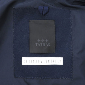 美品 タトラス × KEVIN JAMES MORLEY ウール ナイロン ポリエステル ネイビー フーデッドコート コート 1268【中古】TATRAS メンズ