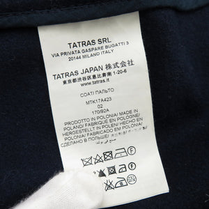 美品 タトラス × KEVIN JAMES MORLEY ウール ナイロン ポリエステル ネイビー フーデッドコート コート 1268【中古】TATRAS メンズ